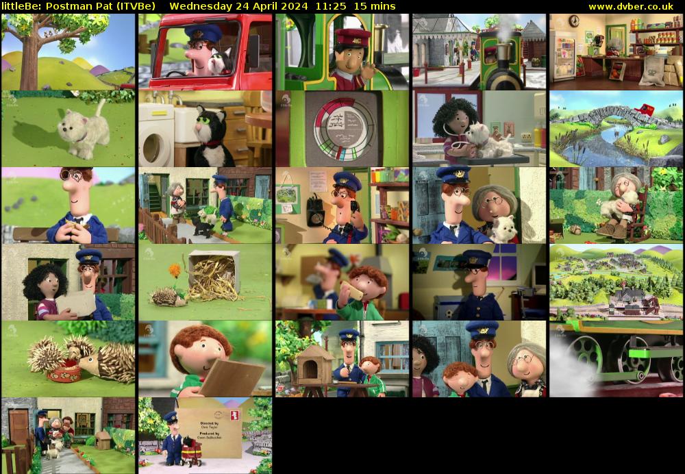 littleBe: Postman Pat (ITVBe) Wednesday 24 April 2024 11:25 - 11:40