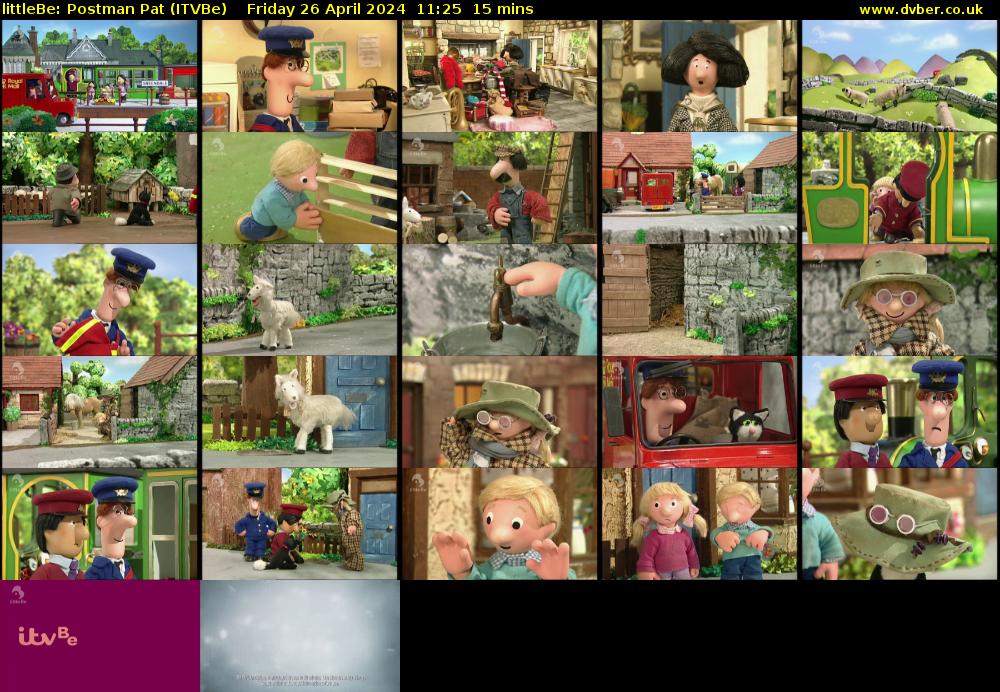 littleBe: Postman Pat (ITVBe) Friday 26 April 2024 11:25 - 11:40