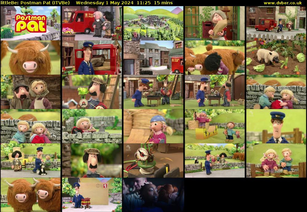 littleBe: Postman Pat (ITVBe) Wednesday 1 May 2024 11:25 - 11:40