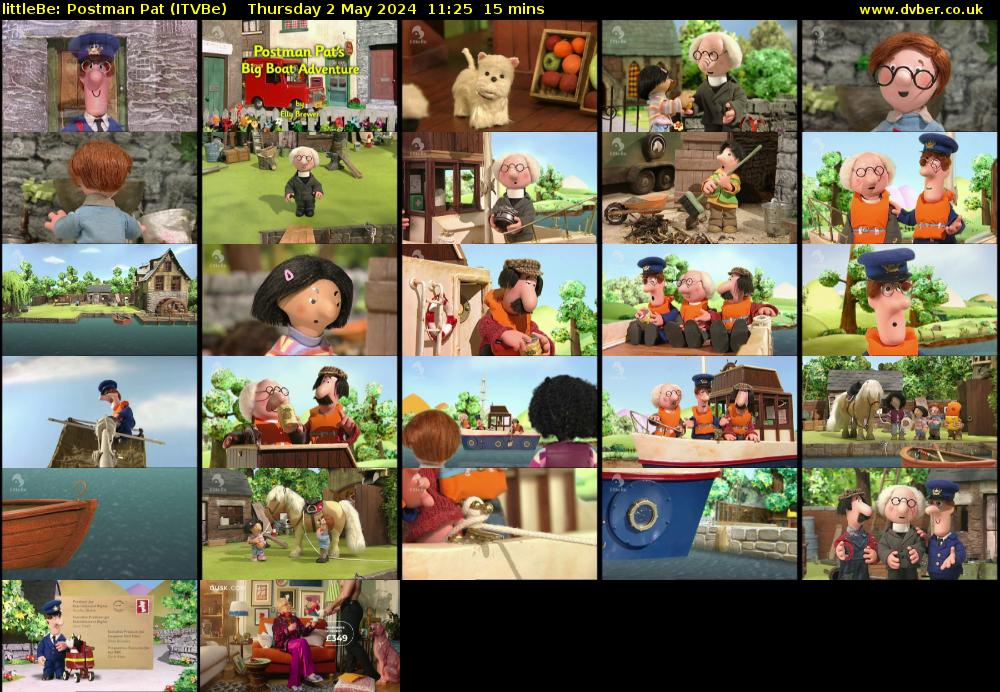 littleBe: Postman Pat (ITVBe) Thursday 2 May 2024 11:25 - 11:40