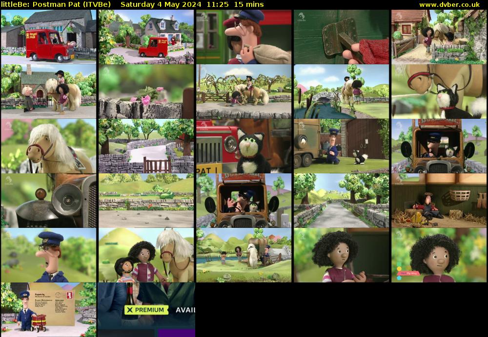littleBe: Postman Pat (ITVBe) Saturday 4 May 2024 11:25 - 11:40