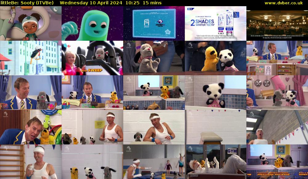littleBe: Sooty (ITVBe) Wednesday 10 April 2024 10:25 - 10:40
