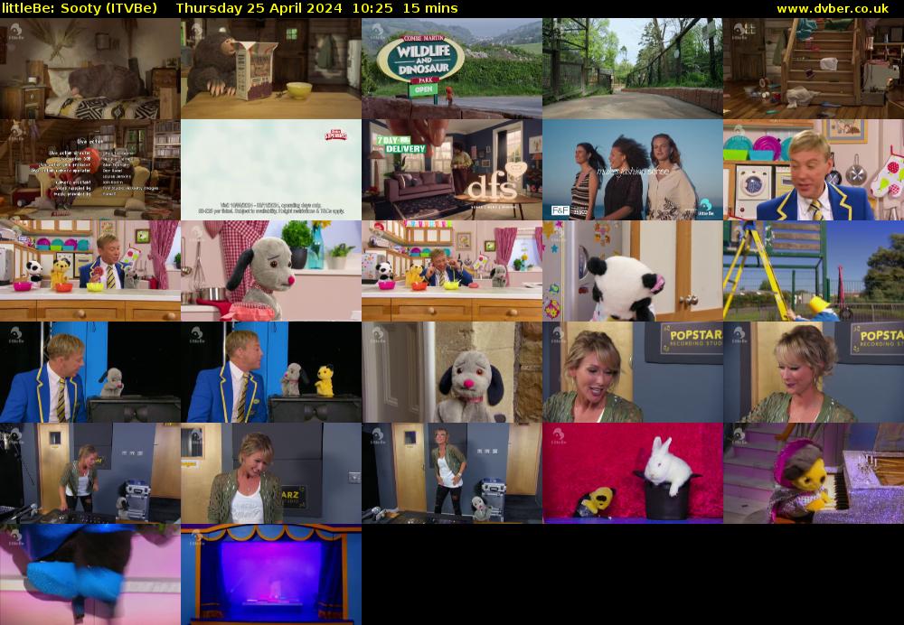 littleBe: Sooty (ITVBe) Thursday 25 April 2024 10:25 - 10:40
