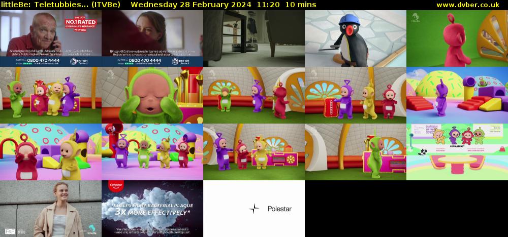 littleBe: Teletubbies... (ITVBe) Wednesday 28 February 2024 11:20 - 11:30