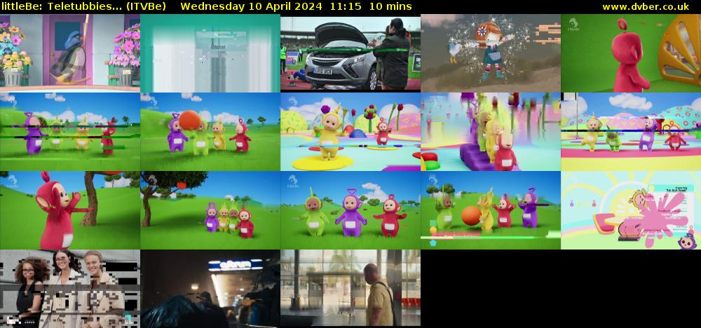 littleBe: Teletubbies... (ITVBe) Wednesday 10 April 2024 11:15 - 11:25