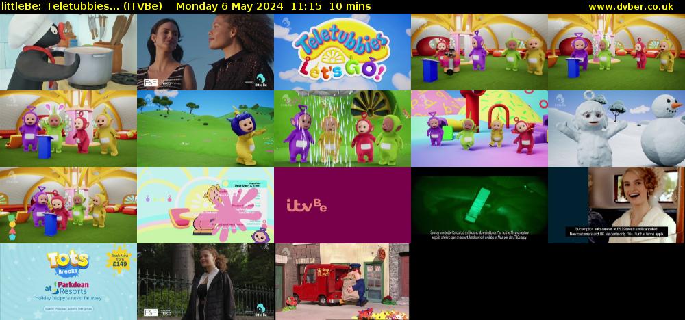 littleBe: Teletubbies... (ITVBe) Monday 6 May 2024 11:15 - 11:25