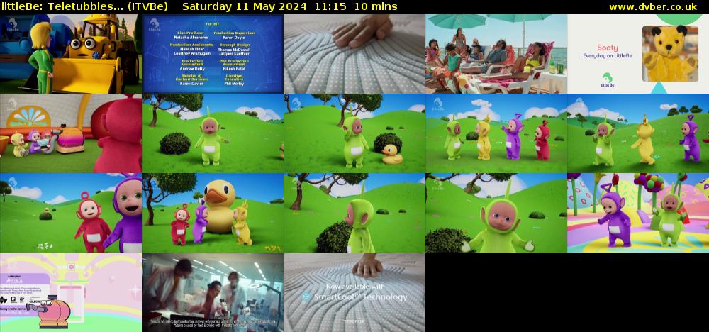 littleBe: Teletubbies... (ITVBe) Saturday 11 May 2024 11:15 - 11:25