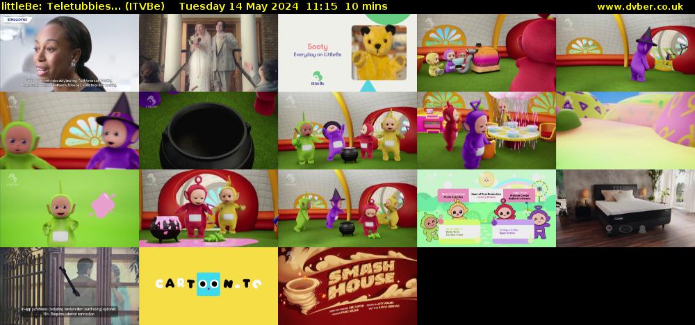 littleBe: Teletubbies... (ITVBe) Tuesday 14 May 2024 11:15 - 11:25
