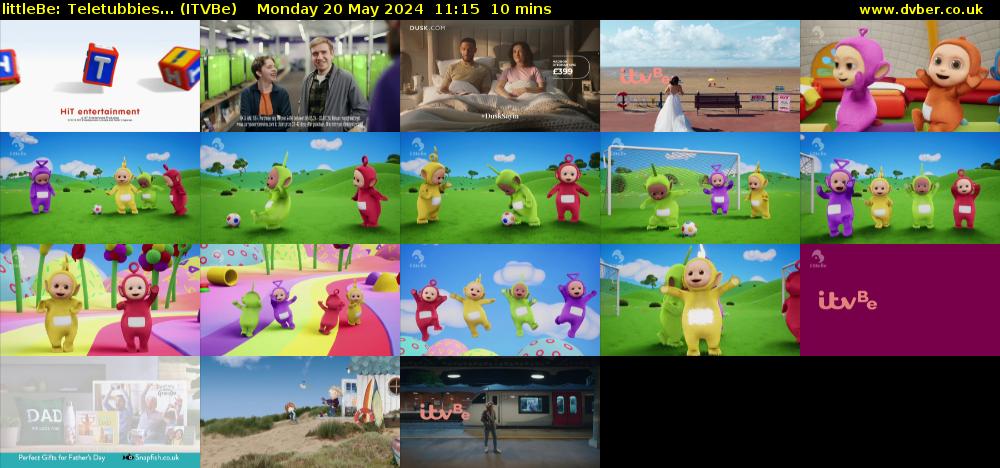 littleBe: Teletubbies... (ITVBe) Monday 20 May 2024 11:15 - 11:25