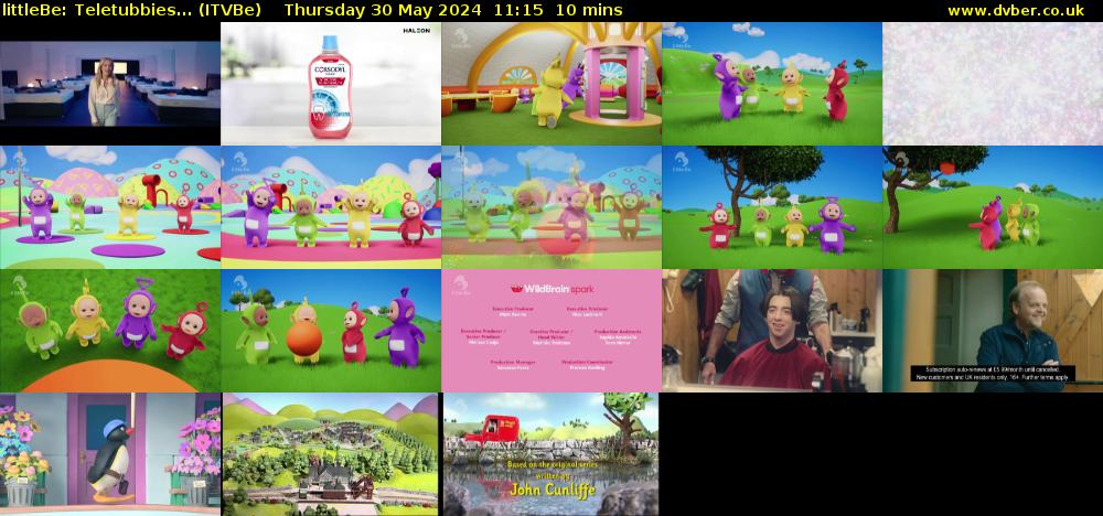 littleBe: Teletubbies... (ITVBe) Thursday 30 May 2024 11:15 - 11:25