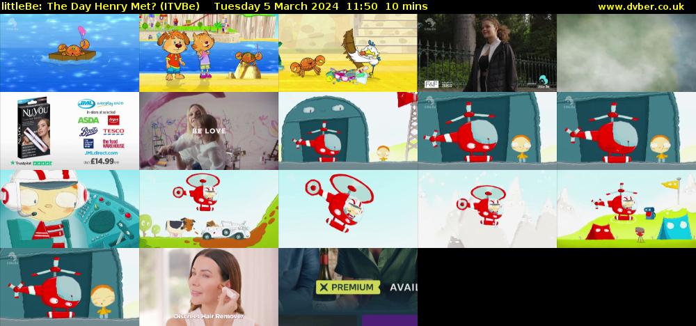 littleBe: The Day Henry Met? (ITVBe) Tuesday 5 March 2024 11:50 - 12:00