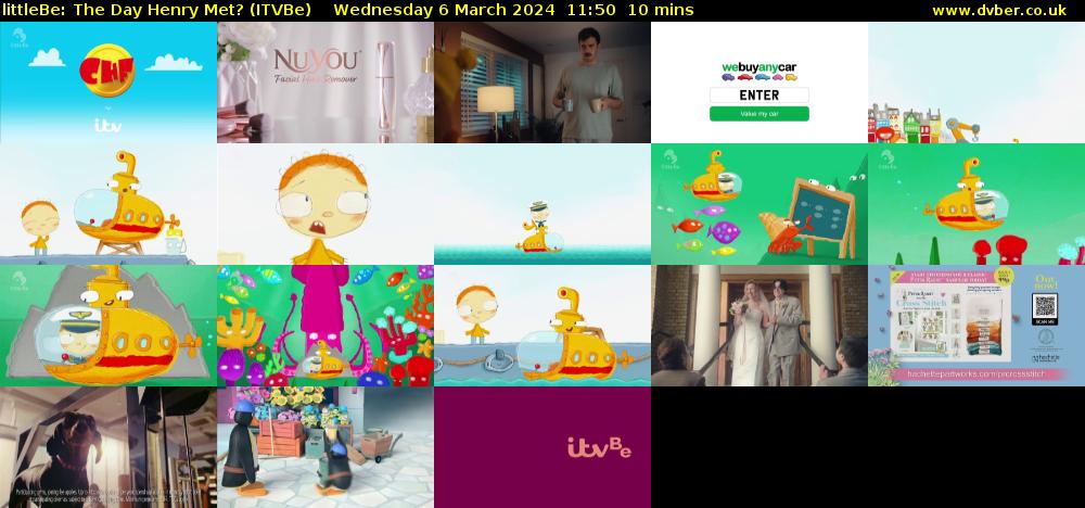 littleBe: The Day Henry Met? (ITVBe) Wednesday 6 March 2024 11:50 - 12:00