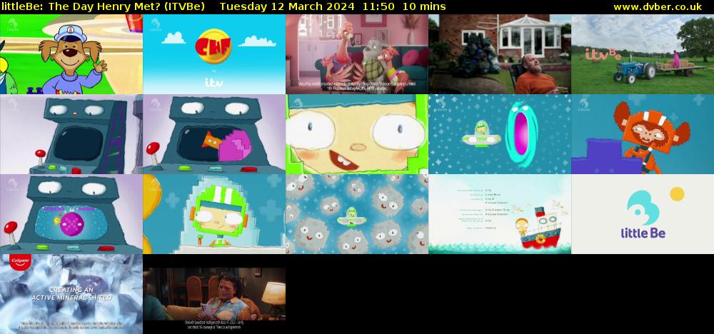 littleBe: The Day Henry Met? (ITVBe) Tuesday 12 March 2024 11:50 - 12:00