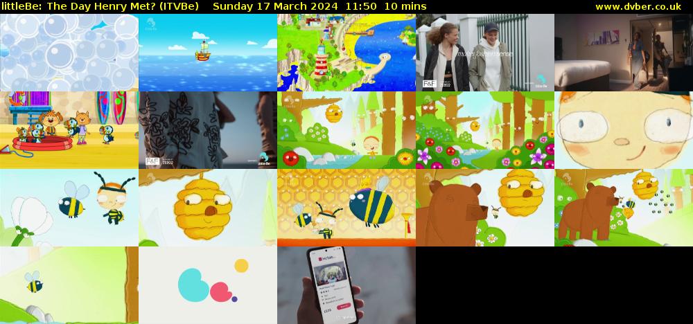 littleBe: The Day Henry Met? (ITVBe) Sunday 17 March 2024 11:50 - 12:00