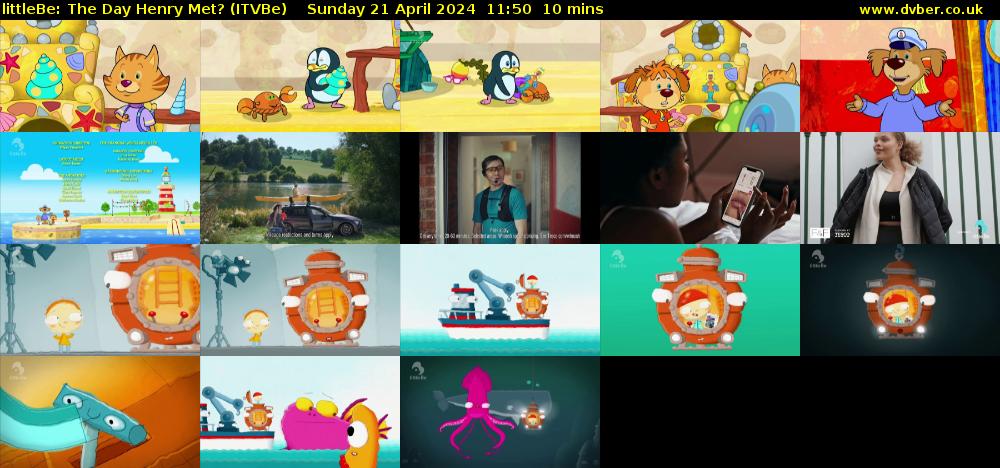 littleBe: The Day Henry Met? (ITVBe) Sunday 21 April 2024 11:50 - 12:00