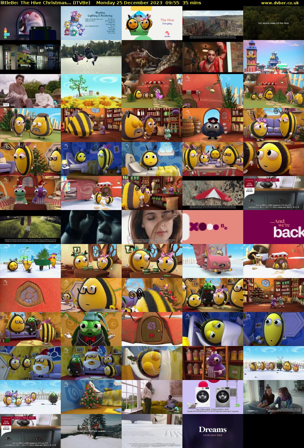 littleBe: The Hive Christmas... (ITVBe) Monday 25 December 2023 09:55 - 10:30