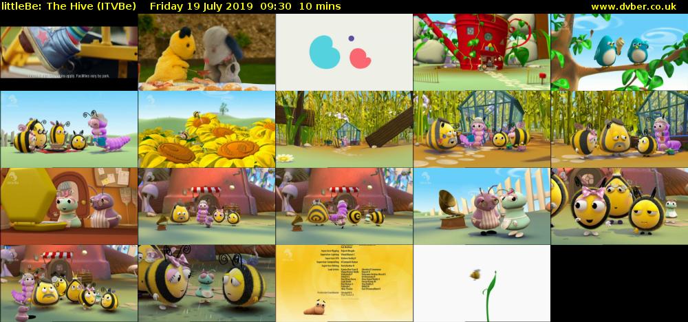 littleBe: The Hive (ITVBe) Friday 19 July 2019 09:30 - 09:40