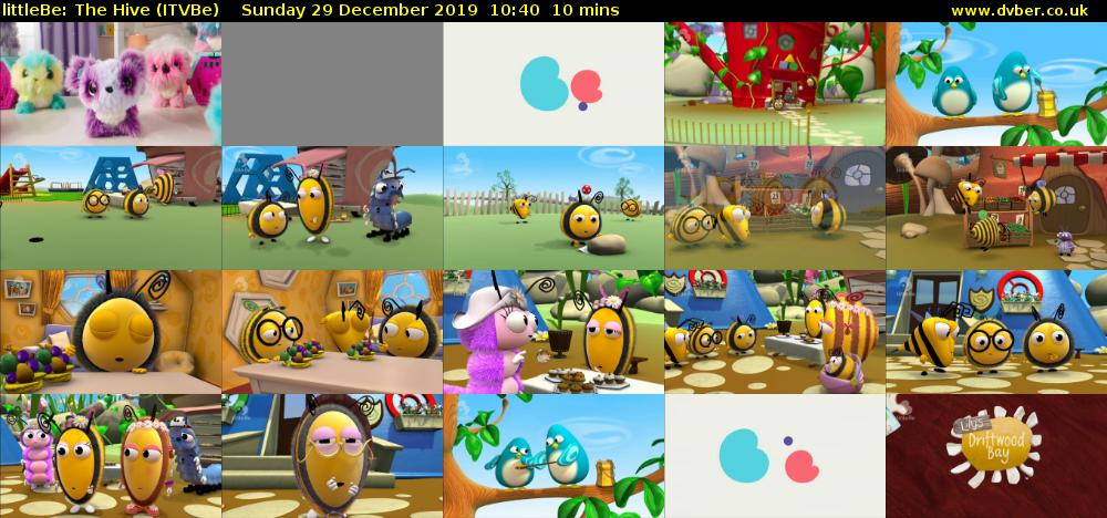 littleBe: The Hive (ITVBe) Sunday 29 December 2019 10:40 - 10:50