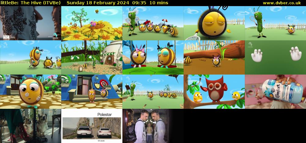 littleBe: The Hive (ITVBe) Sunday 18 February 2024 09:35 - 09:45