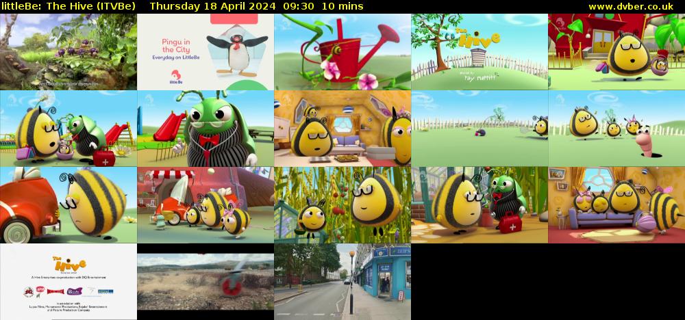 littleBe: The Hive (ITVBe) Thursday 18 April 2024 09:30 - 09:40