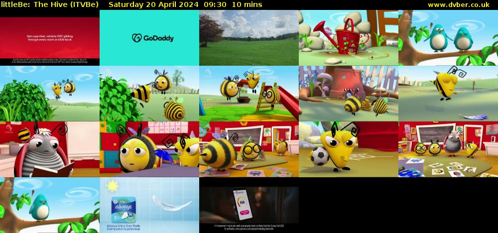 littleBe: The Hive (ITVBe) Saturday 20 April 2024 09:30 - 09:40