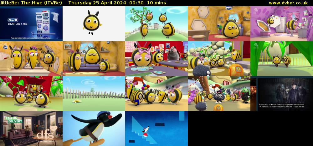 littleBe: The Hive (ITVBe) Thursday 25 April 2024 09:30 - 09:40