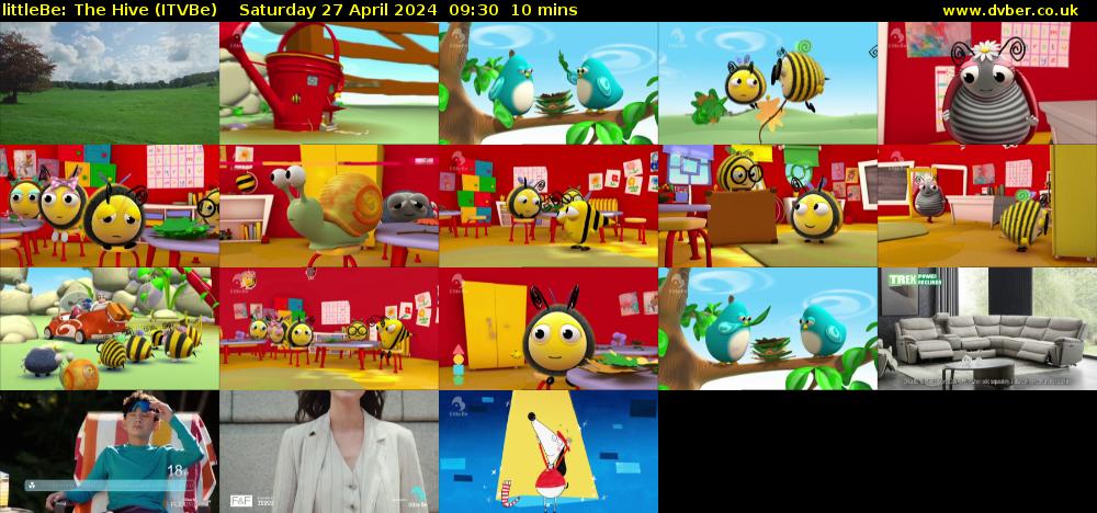 littleBe: The Hive (ITVBe) Saturday 27 April 2024 09:30 - 09:40