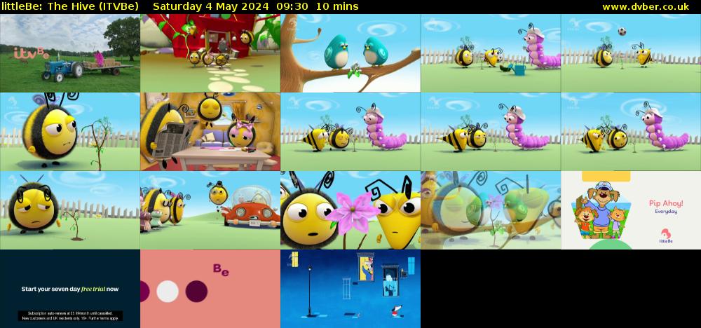 littleBe: The Hive (ITVBe) Saturday 4 May 2024 09:30 - 09:40