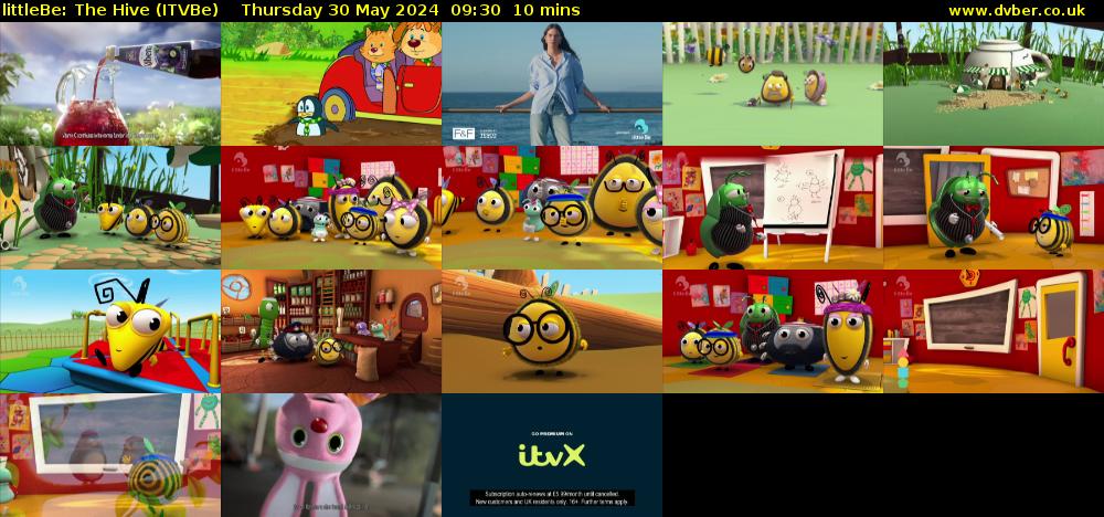 littleBe: The Hive (ITVBe) Thursday 30 May 2024 09:30 - 09:40