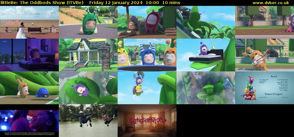 littleBe: The Oddbods Show (ITVBe) Friday 12 January 2024 10:00 - 10:10