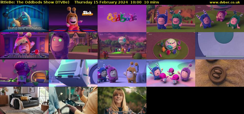 littleBe: The Oddbods Show (ITVBe) Thursday 15 February 2024 10:00 - 10:10