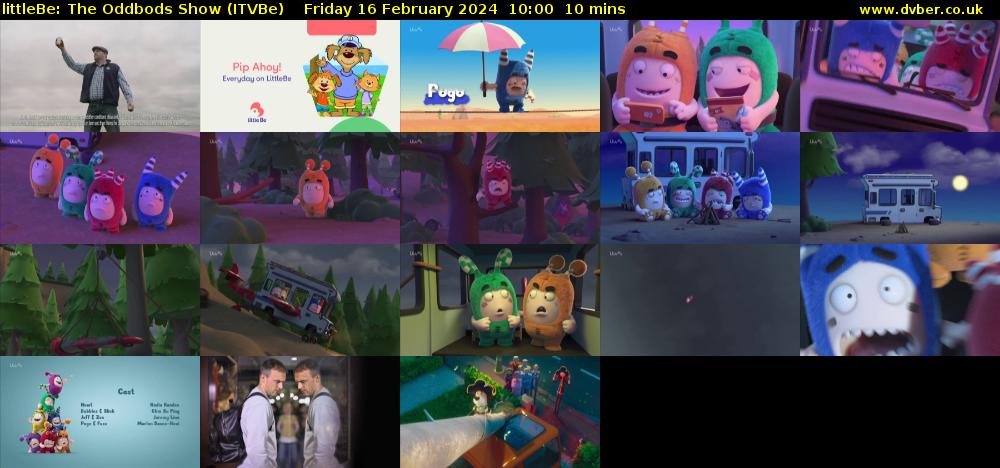 littleBe: The Oddbods Show (ITVBe) Friday 16 February 2024 10:00 - 10:10