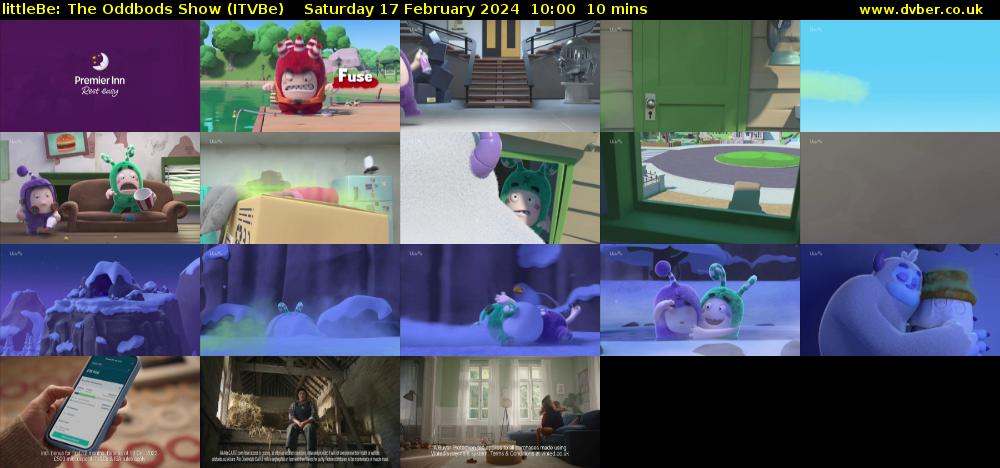 littleBe: The Oddbods Show (ITVBe) Saturday 17 February 2024 10:00 - 10:10