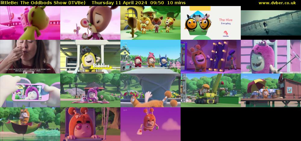 littleBe: The Oddbods Show (ITVBe) Thursday 11 April 2024 09:50 - 10:00