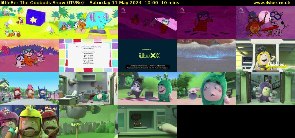 littleBe: The Oddbods Show (ITVBe) Saturday 11 May 2024 10:00 - 10:10