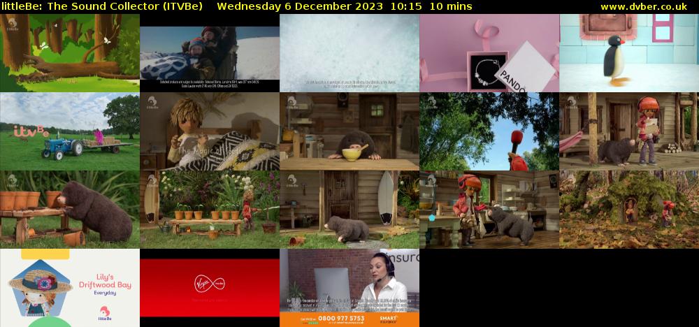 littleBe: The Sound Collector (ITVBe) Wednesday 6 December 2023 10:15 - 10:25