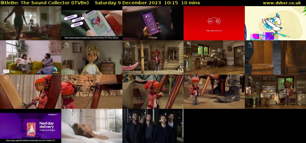 littleBe: The Sound Collector (ITVBe) Saturday 9 December 2023 10:15 - 10:25