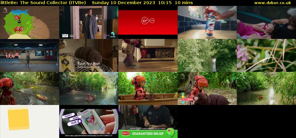 littleBe: The Sound Collector (ITVBe) Sunday 10 December 2023 10:15 - 10:25