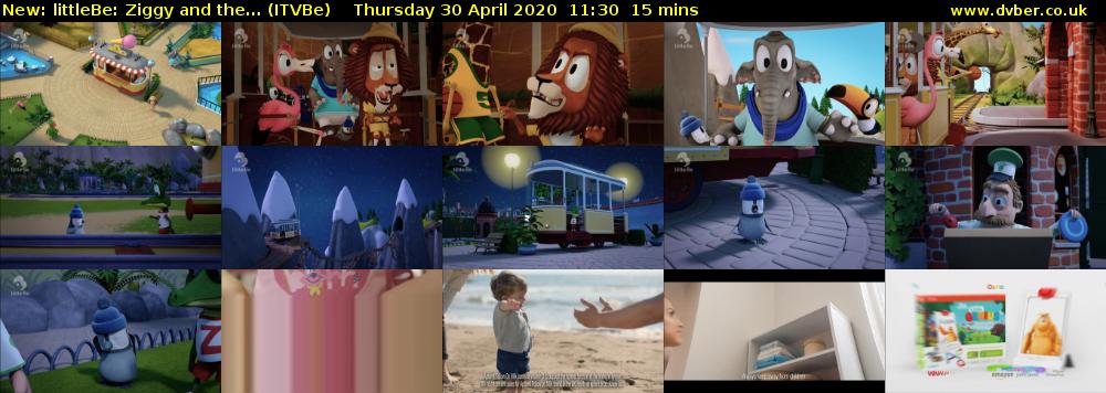 littleBe: Ziggy and the... (ITVBe) Thursday 30 April 2020 11:30 - 11:45
