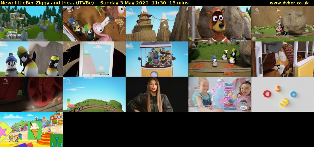 littleBe: Ziggy and the... (ITVBe) Sunday 3 May 2020 11:30 - 11:45