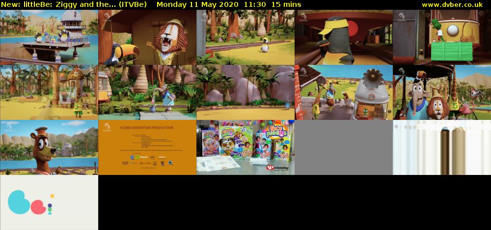 littleBe: Ziggy and the... (ITVBe) Monday 11 May 2020 11:30 - 11:45