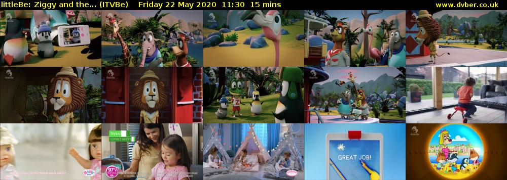 littleBe: Ziggy and the... (ITVBe) Friday 22 May 2020 11:30 - 11:45