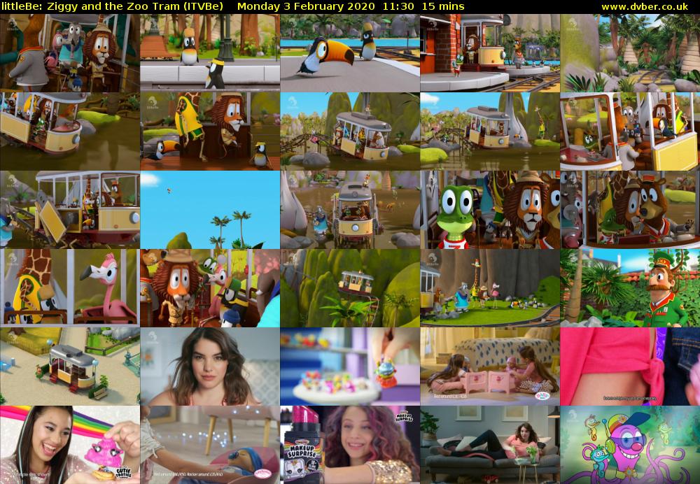 littleBe: Ziggy and the Zoo Tram (ITVBe) Monday 3 February 2020 11:30 - 11:45