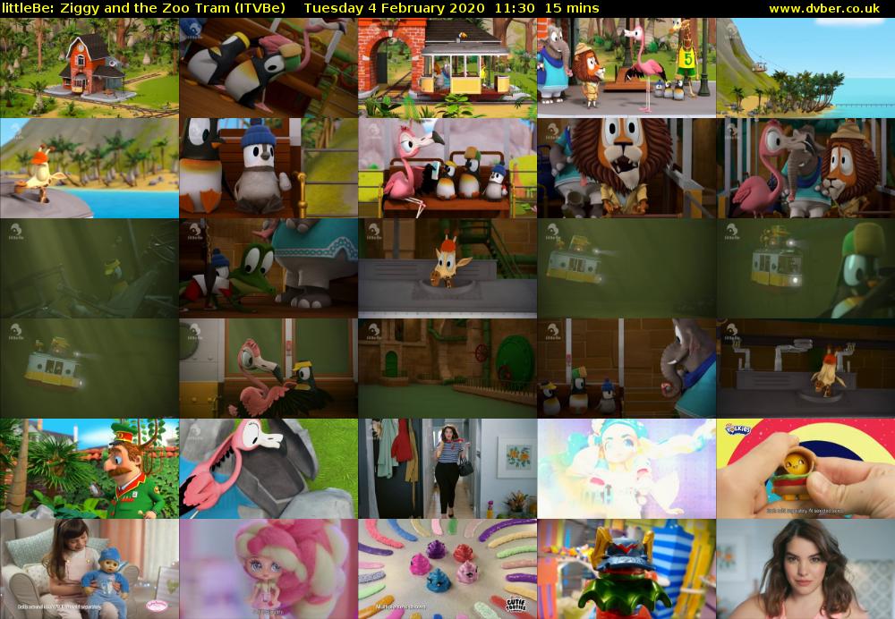 littleBe: Ziggy and the Zoo Tram (ITVBe) Tuesday 4 February 2020 11:30 - 11:45