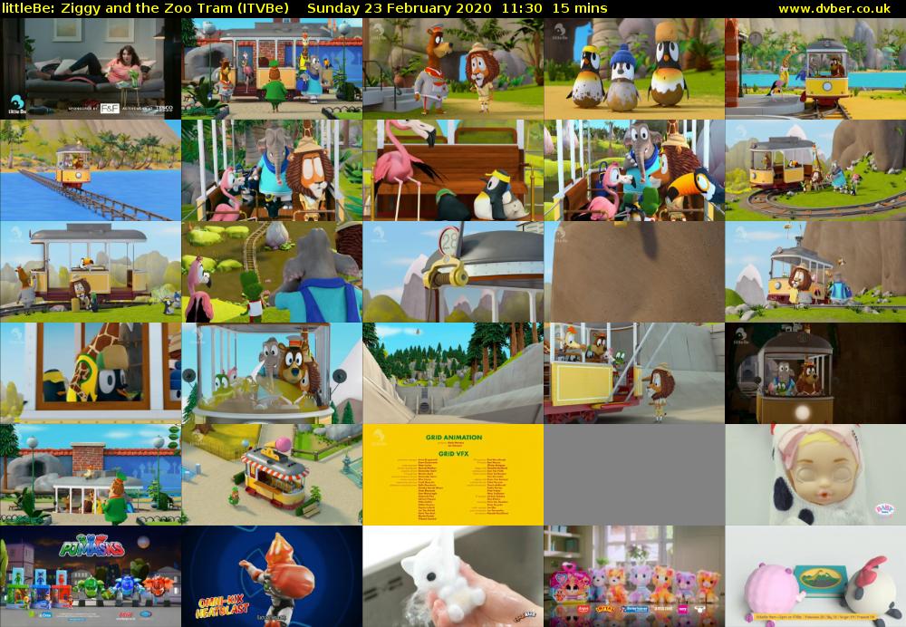 littleBe: Ziggy and the Zoo Tram (ITVBe) Sunday 23 February 2020 11:30 - 11:45