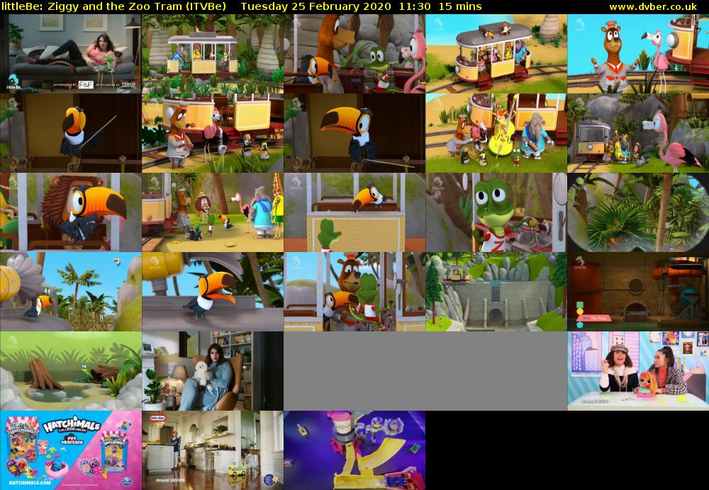 littleBe: Ziggy and the Zoo Tram (ITVBe) Tuesday 25 February 2020 11:30 - 11:45