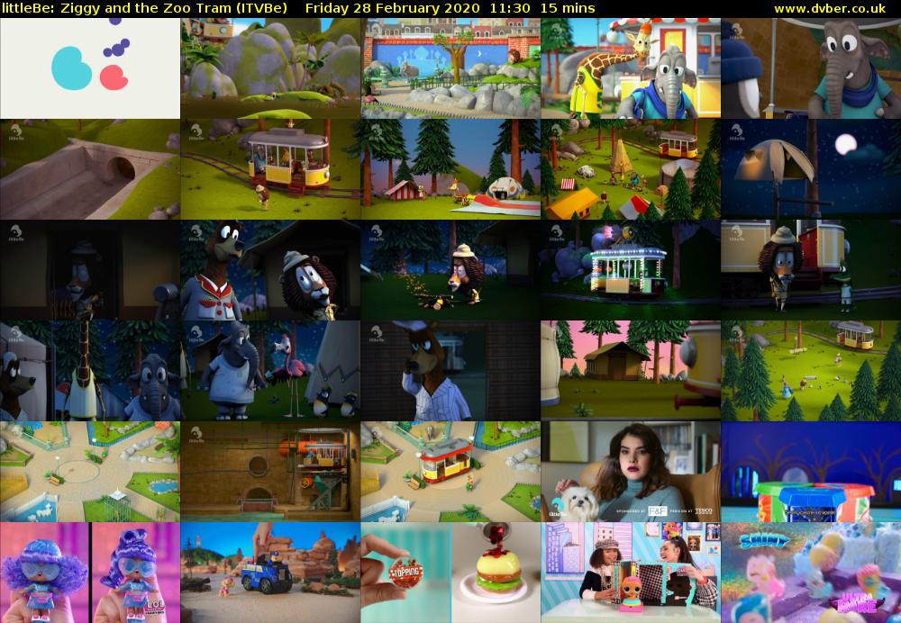 littleBe: Ziggy and the Zoo Tram (ITVBe) Friday 28 February 2020 11:30 - 11:45