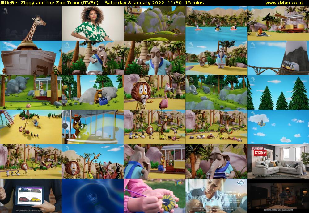 littleBe: Ziggy and the Zoo Tram (ITVBe) Saturday 8 January 2022 11:30 - 11:45