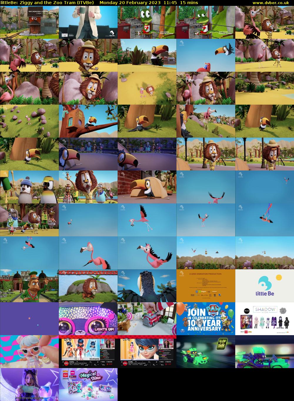 littleBe: Ziggy and the Zoo Tram (ITVBe) Monday 20 February 2023 11:45 - 12:00