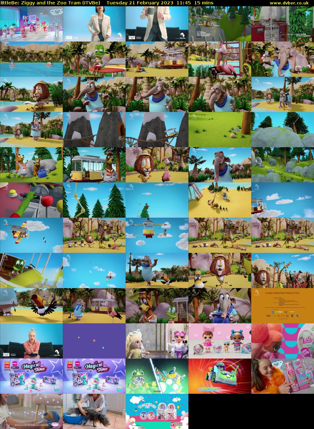 littleBe: Ziggy and the Zoo Tram (ITVBe) Tuesday 21 February 2023 11:45 - 12:00